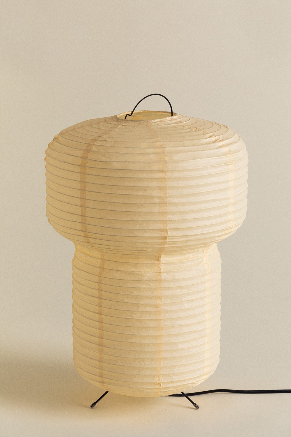Lampada da tavolo in carta di riso (↑48 cm) Weidle