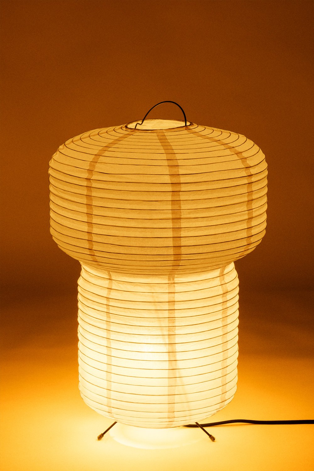 Lampada da tavolo in carta di riso (↑48 cm) Weidle