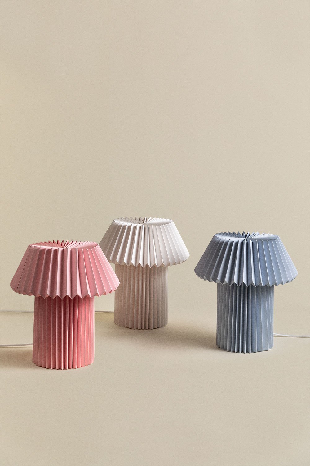Lampada da tavolo in carta per bambini Lesina