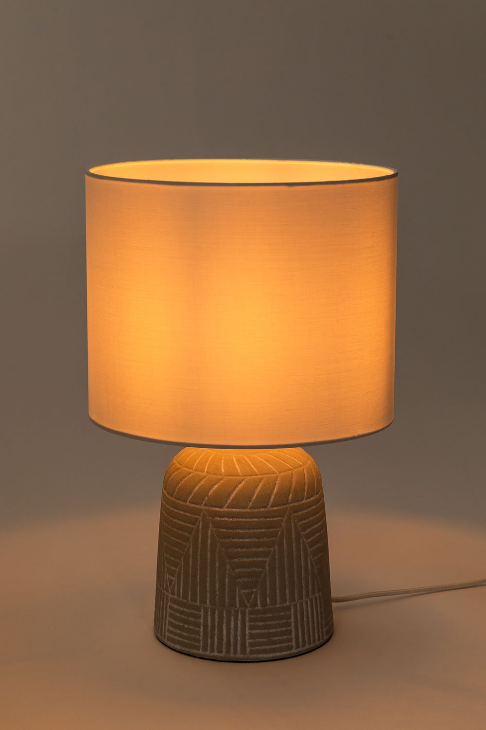 Lampada da tavolo in ceramica Tomer