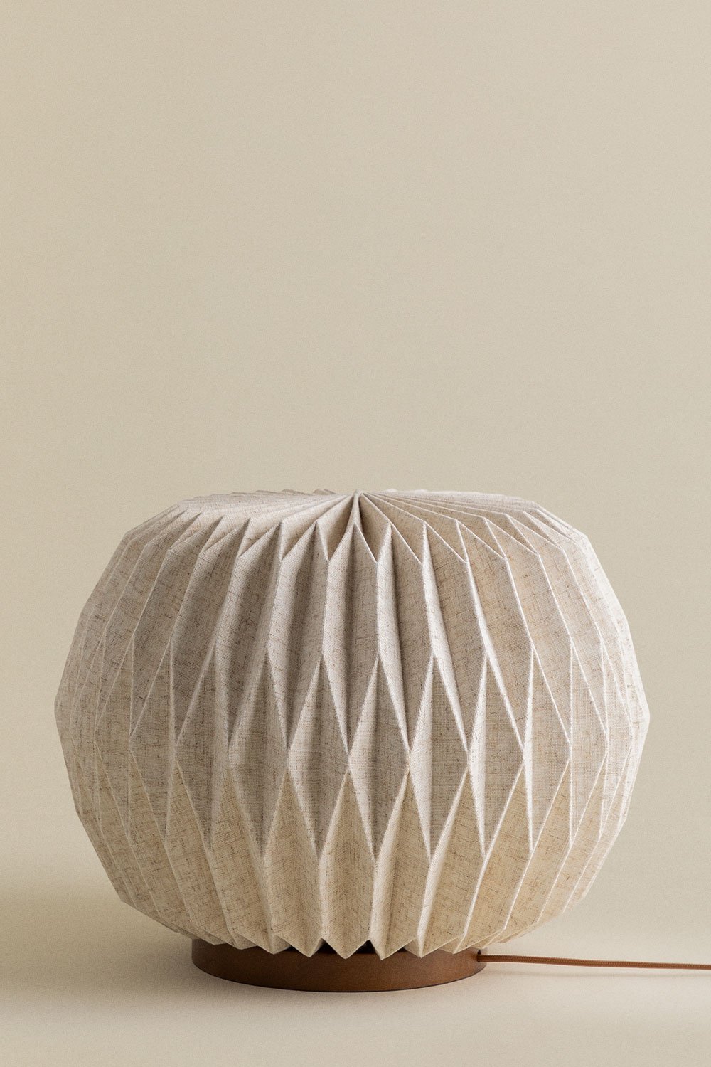 Lampada da tavolo in lino Branov