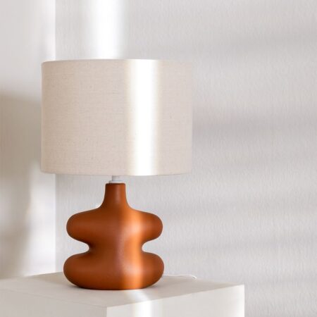 Lampada da tavolo in lino Masaya
