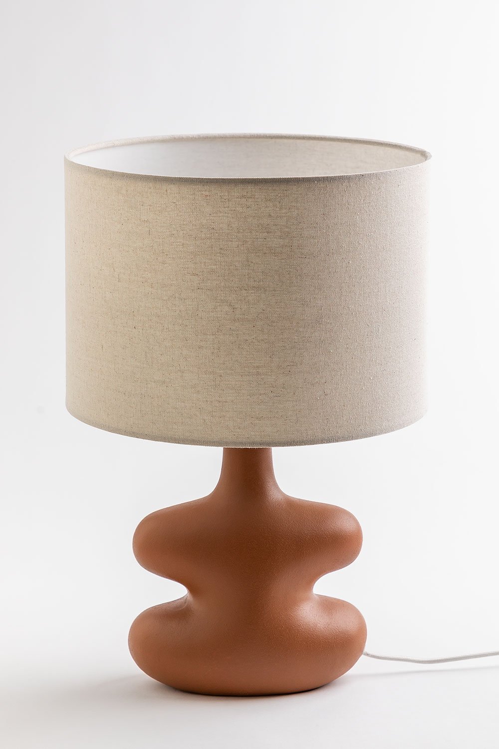 Lampada da tavolo in lino Masaya