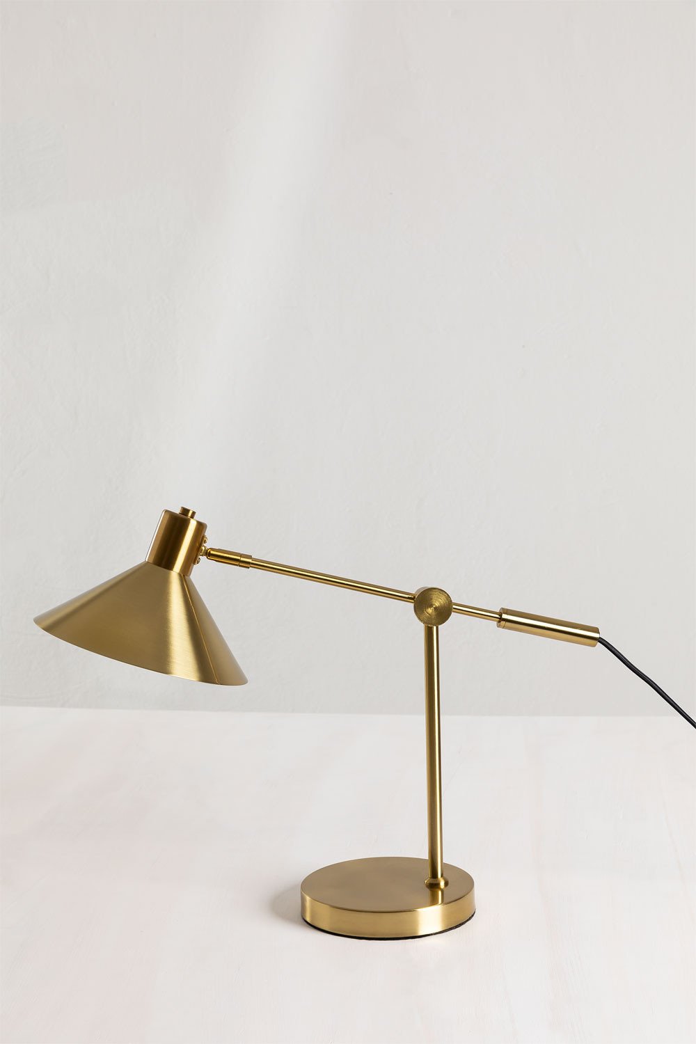 Lampada da tavolo in metallo Clayt