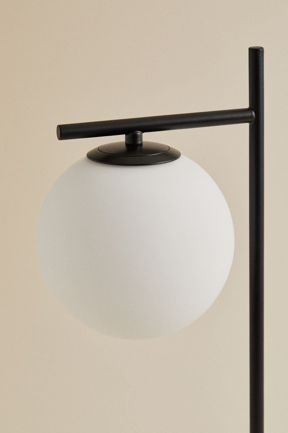 Lampada da tavolo in metallo e vetro di Alligier Design