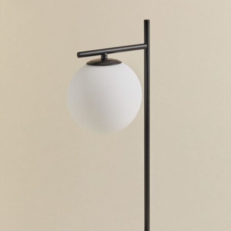 Lampada da Tavolo in Metallo e Vetro Design Alligier