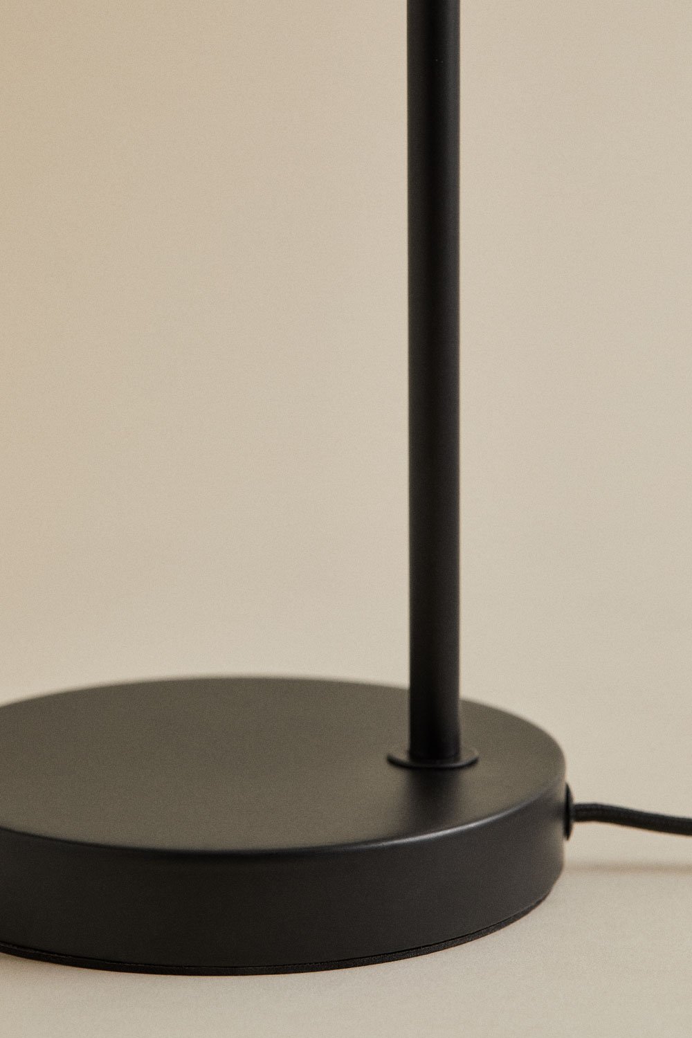 Lampada da tavolo in metallo e vetro di Alligier Design