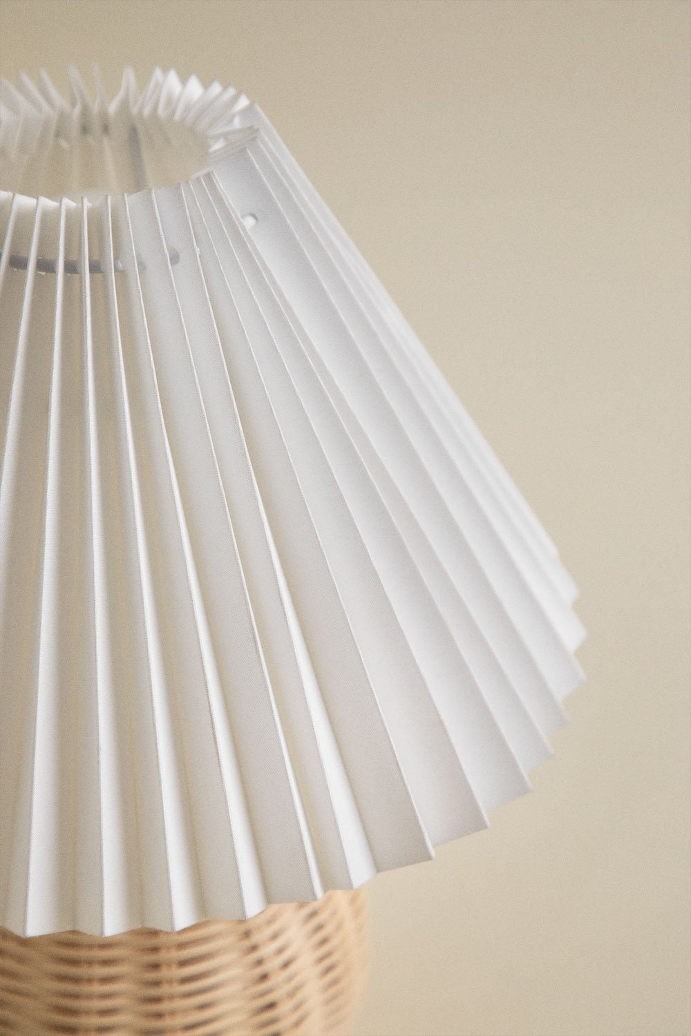 Lampada da tavolo in ratán Oliag