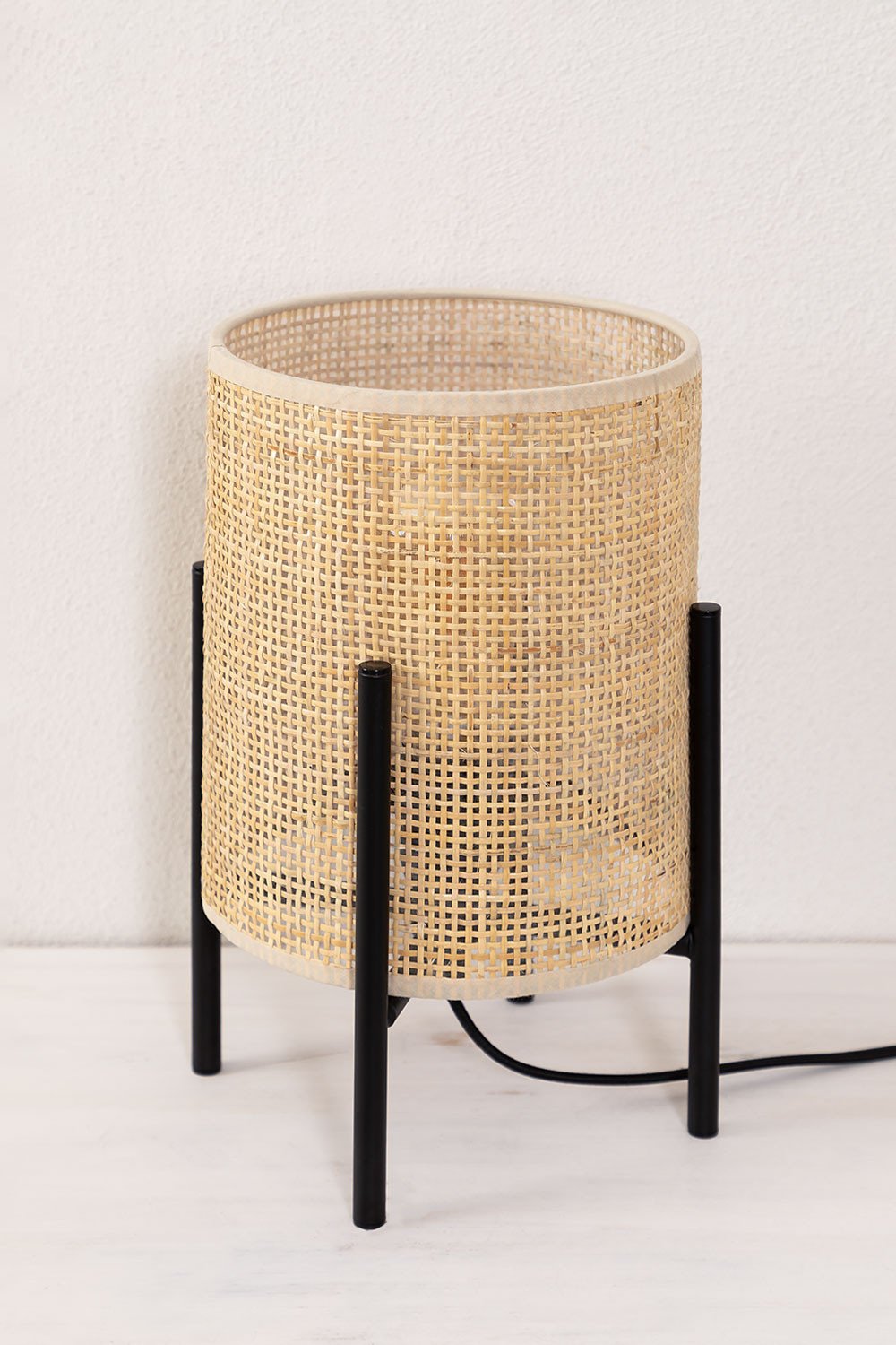 Lampada da tavolo Tubber Rattan