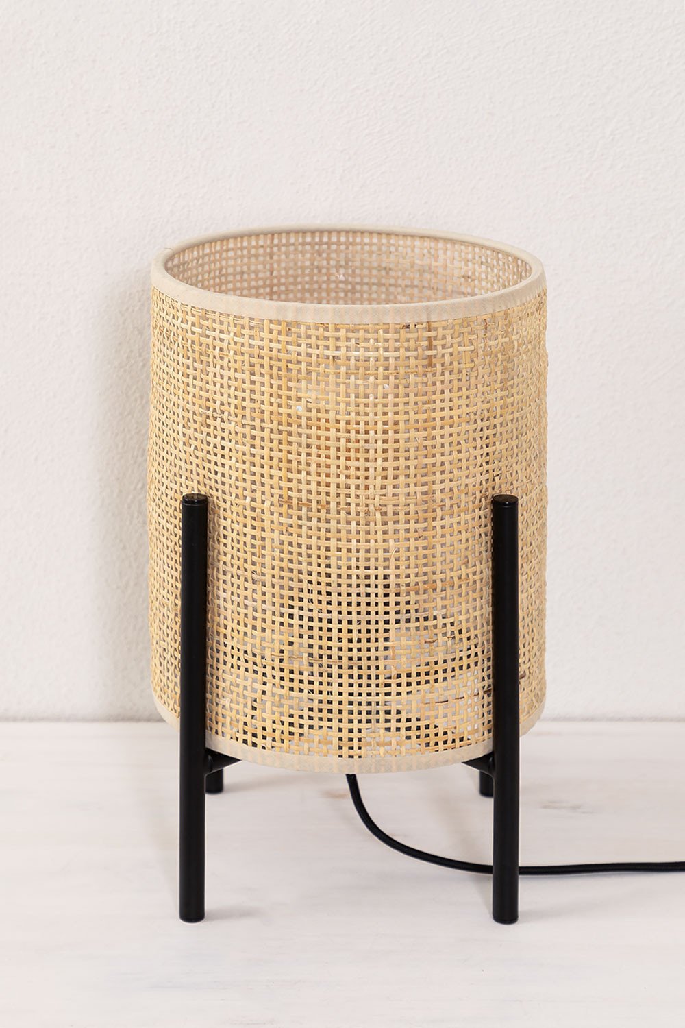 Lampada da tavolo Tubber Rattan