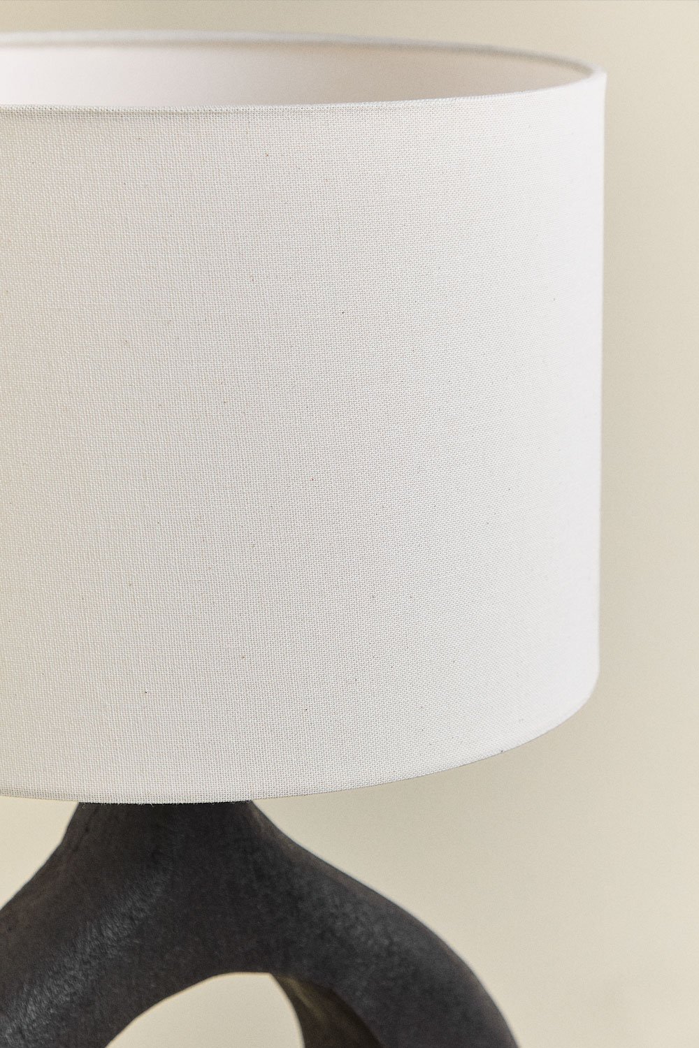 Lampada da tavolo in legno di mango Joana