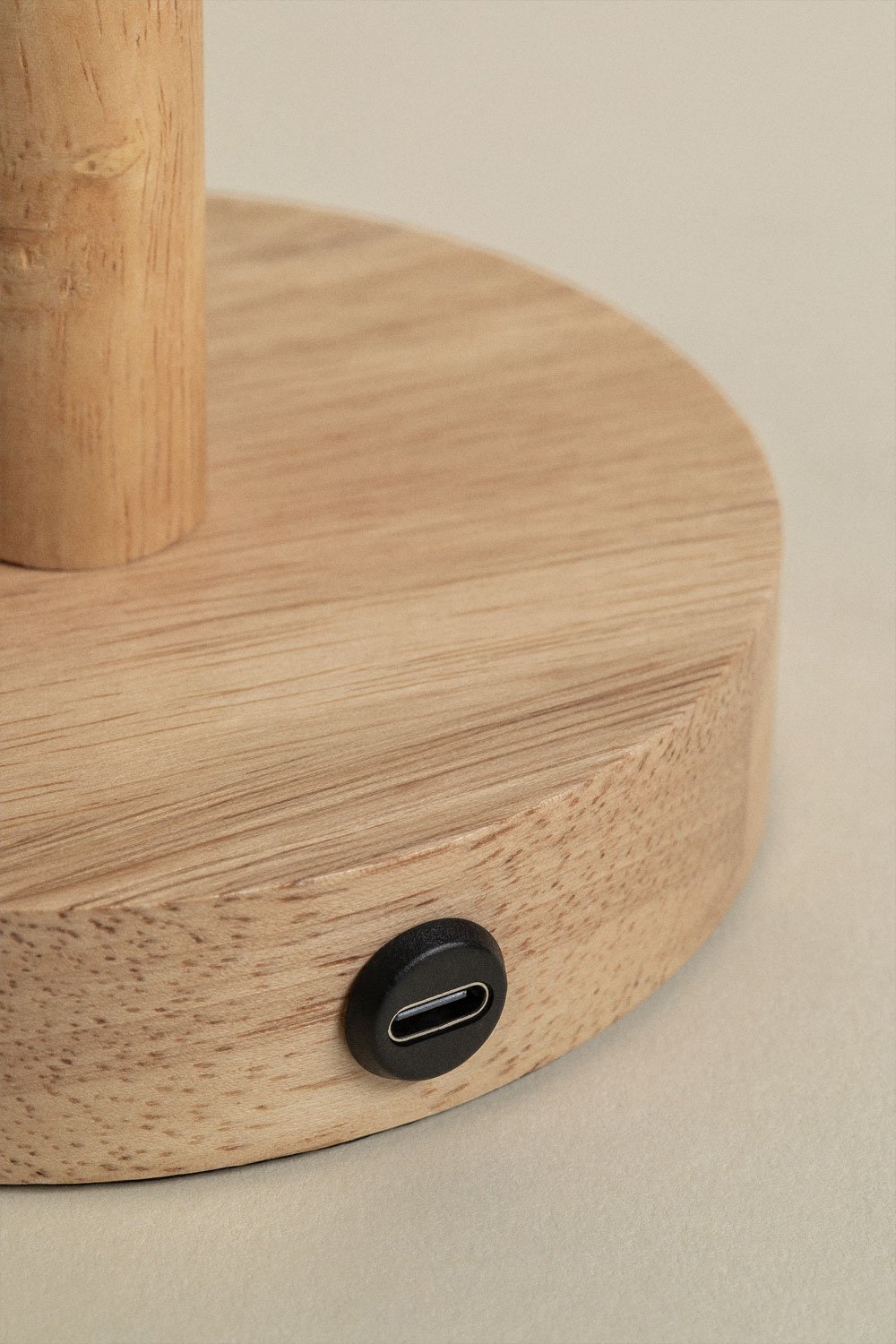 Lampada da Tavolo senza fili in Legno Fernati