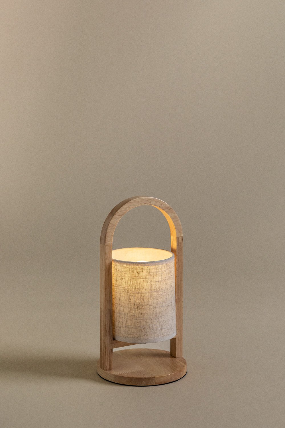 Lampada da tavolo senza fili in legno Goriberg