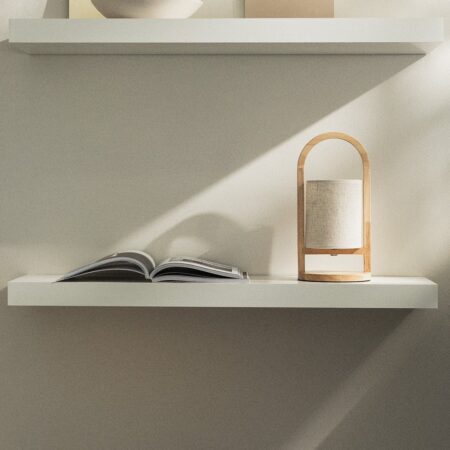 Lampada da tavolo senza fili in legno Goriberg