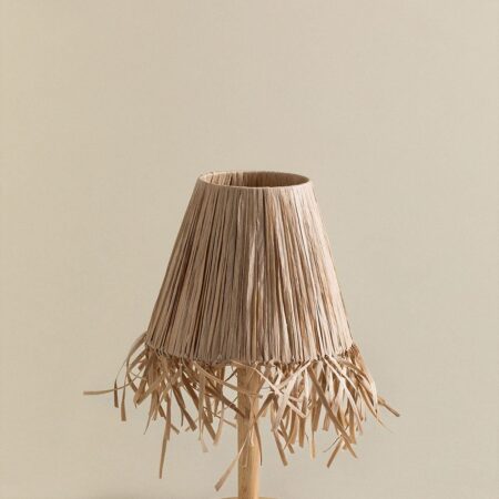 Lampada da tavolo senza fili in legno Nozaine