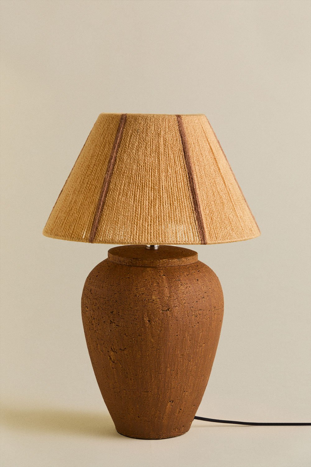 Lampada da tavolo in terracotta Verena