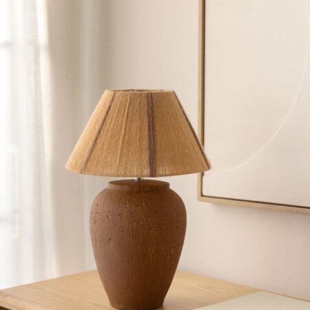 Lampada da tavolo in terracotta Verena