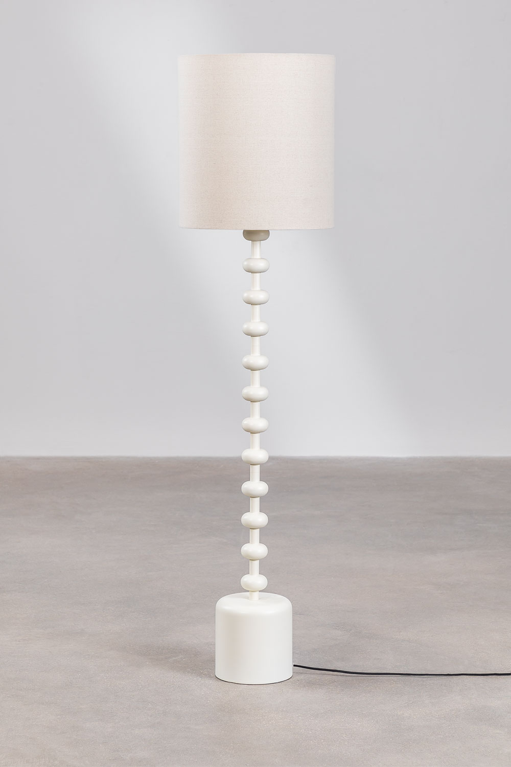 Lampada da terra in lino Alieta
