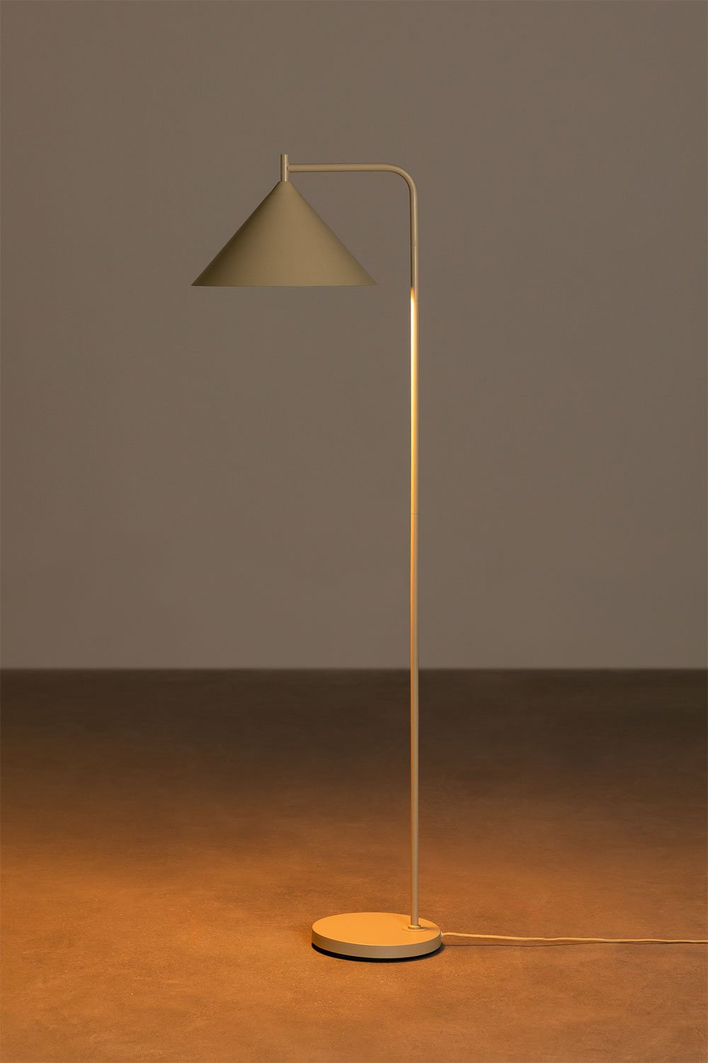 Lampada da terra Cambrea in metallo