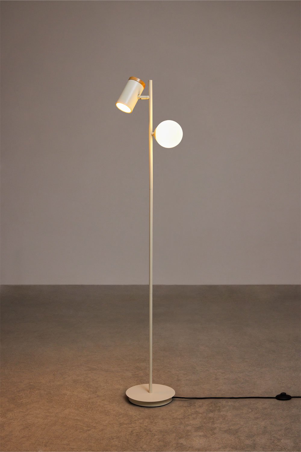 Lampada da terra Amaranto a 2 luci