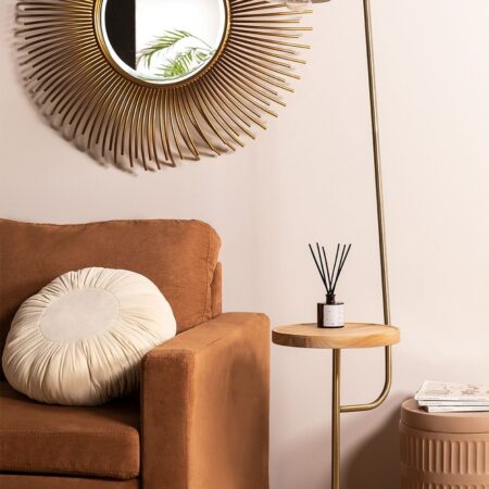 Lampada da terra con tavolo Águeda