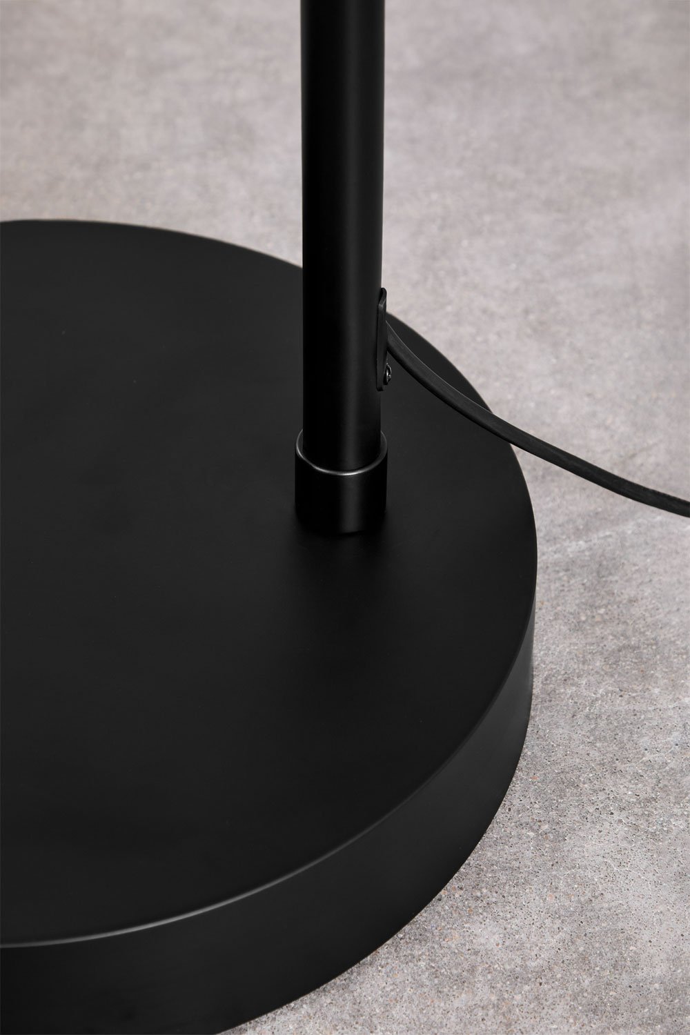Lampada da terra da esterno Vonera in lino e ferro
