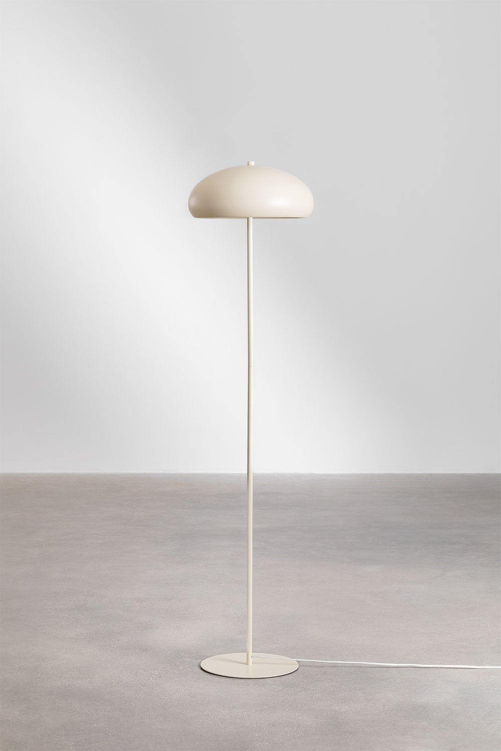 Lampada da terra in metallo Hilma