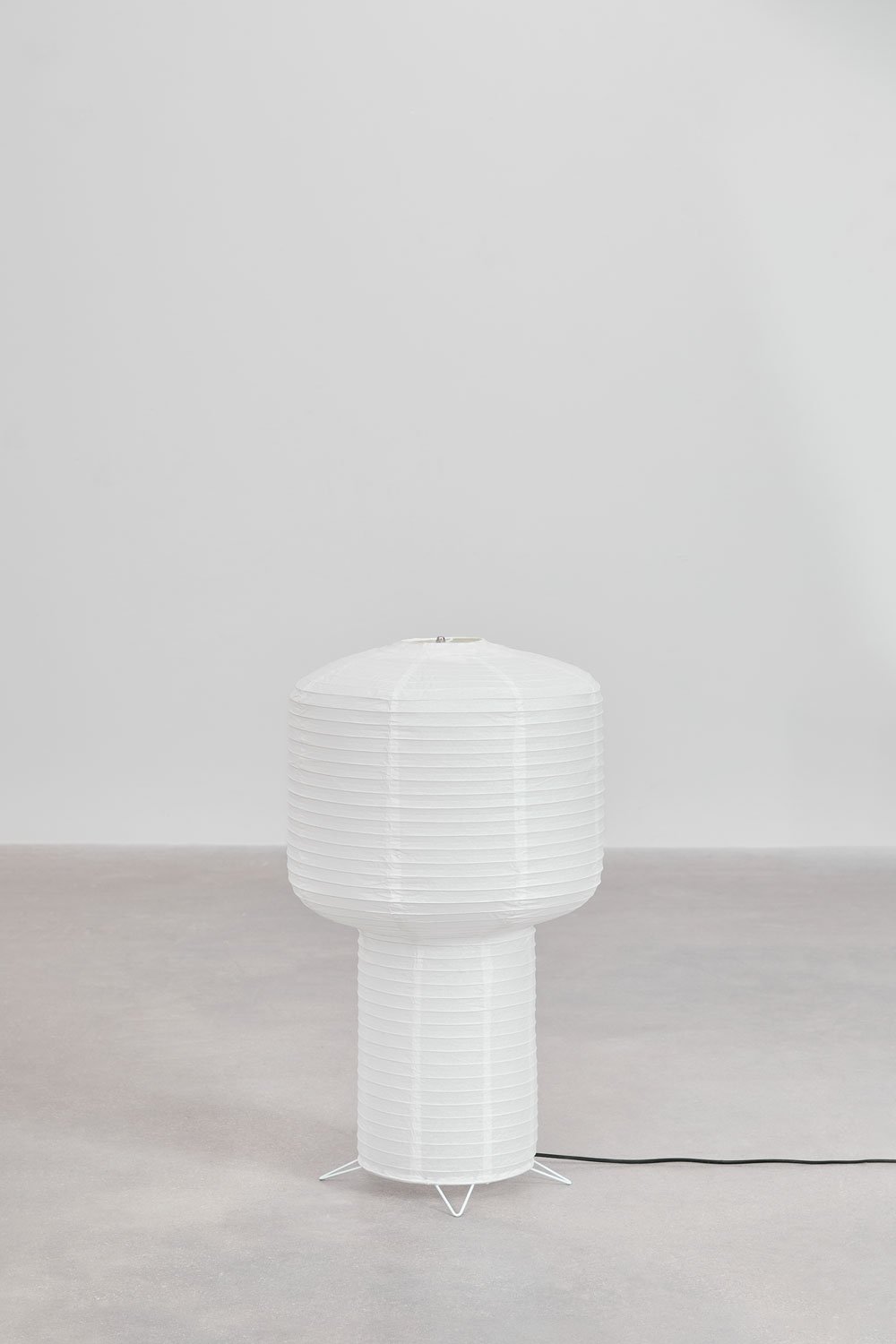Lampada da terra in carta Prenola
