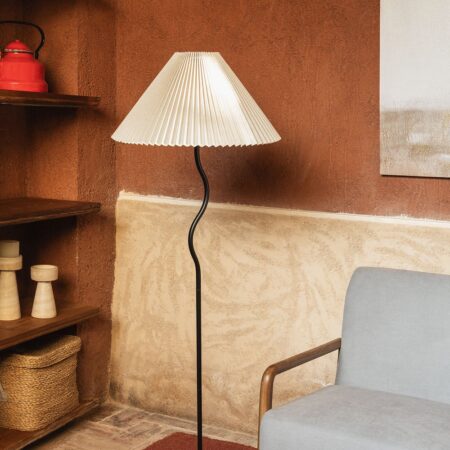 Lampada da terra in ferro Siliema