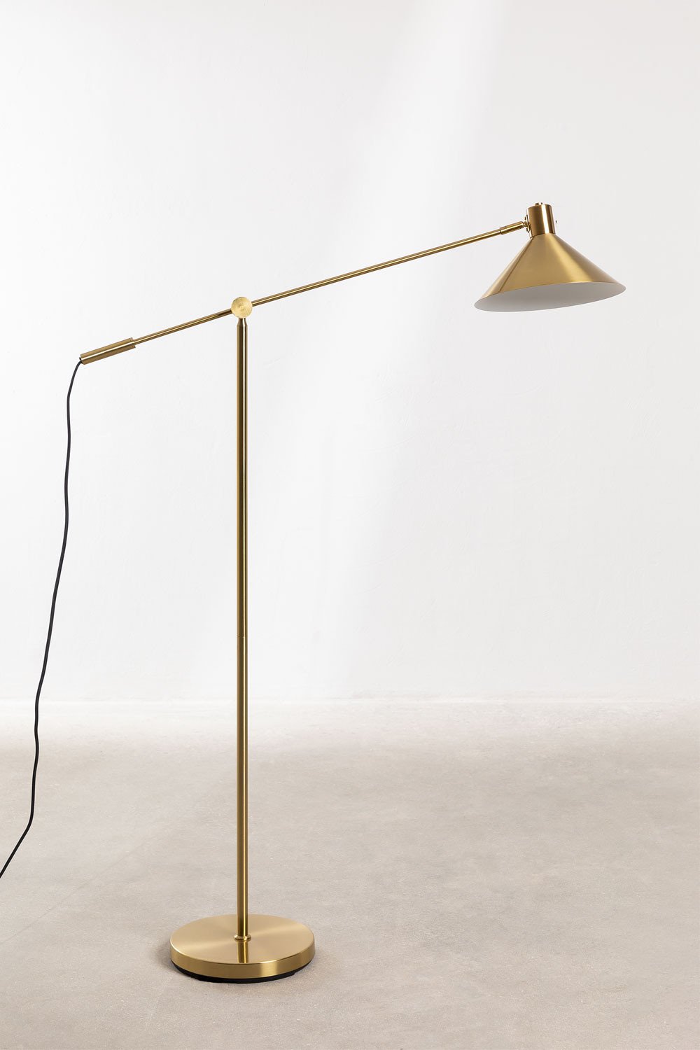 Lampada da terra in metallo Francis