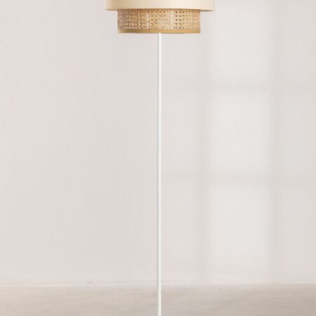 Lampada da Terra in Rattan Satu