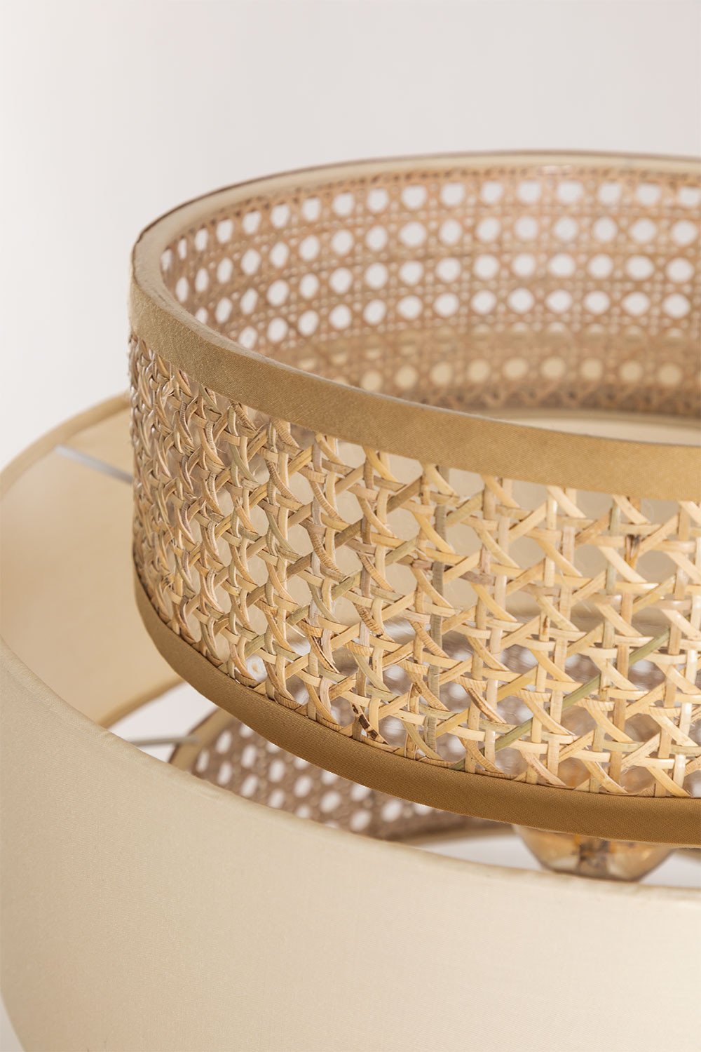 Lampada da Terra in Rattan Satu