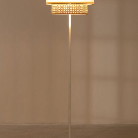 Lampada da Terra in Rattan Satu