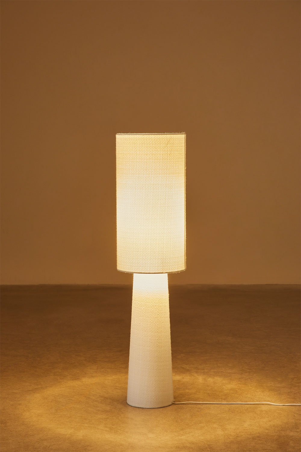Lampada da terra in tessuto e ferro Bercy