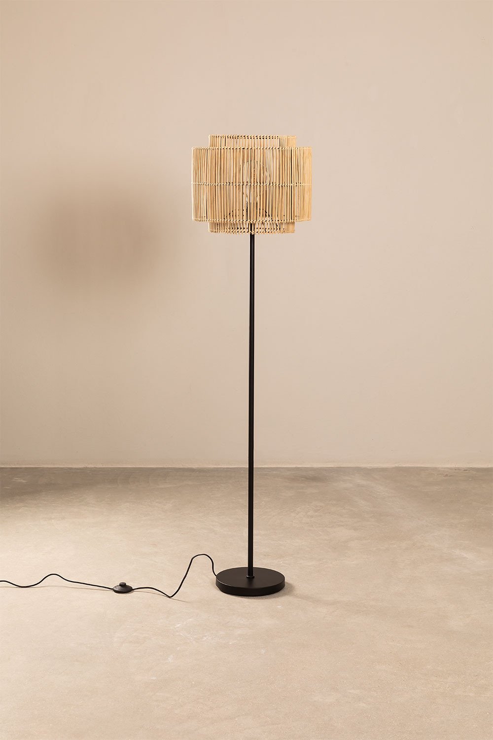 Lampada da terra in Bambù Kapua