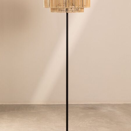 Lampada da terra in Bambù Kapua