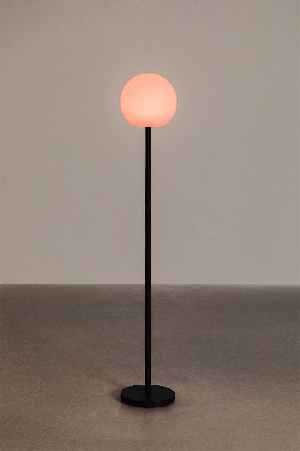 Lampada da terra LED wireless in ferro Kiemery