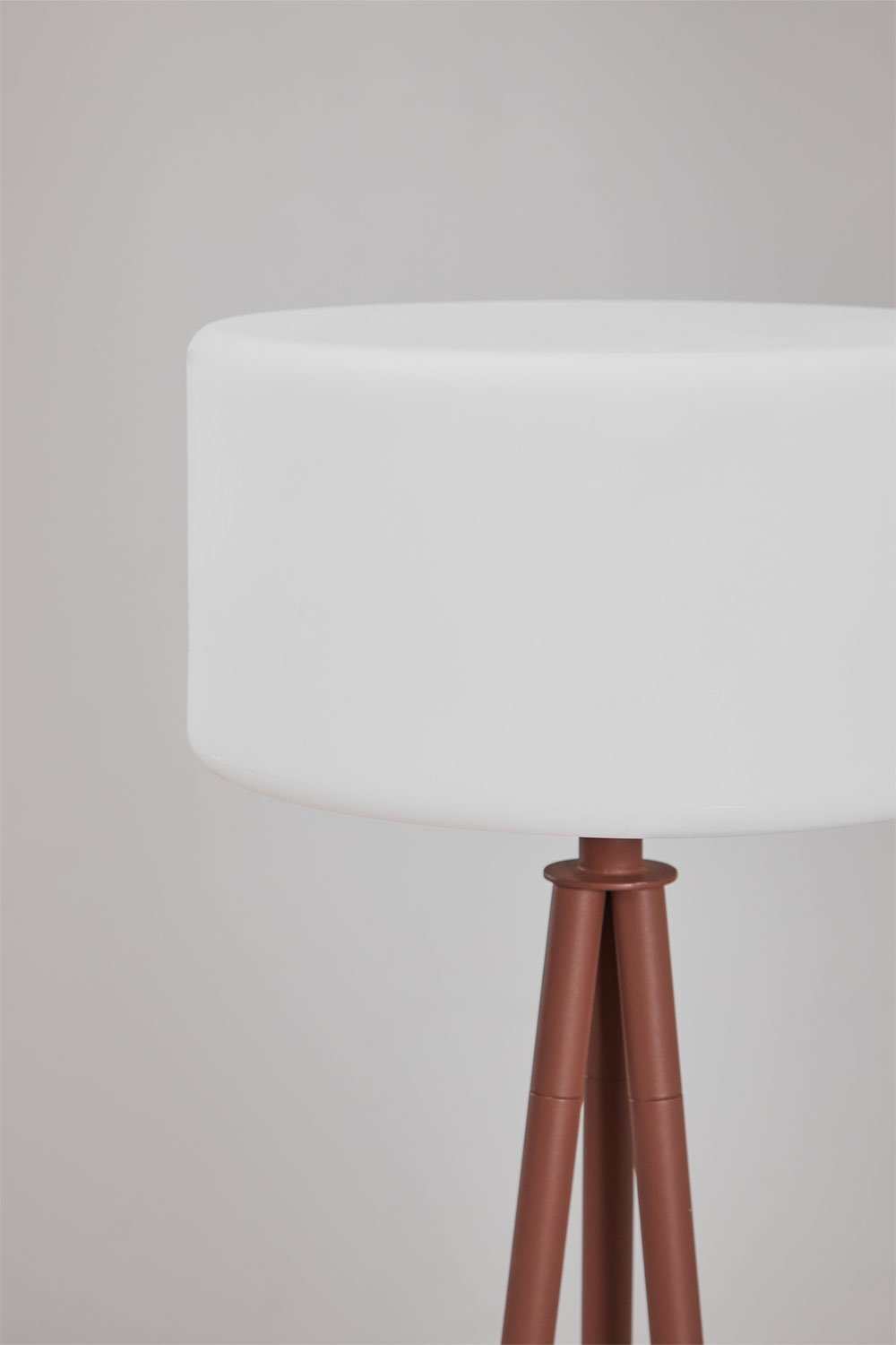 Lampada da terra LED wireless in acciaio Mezina