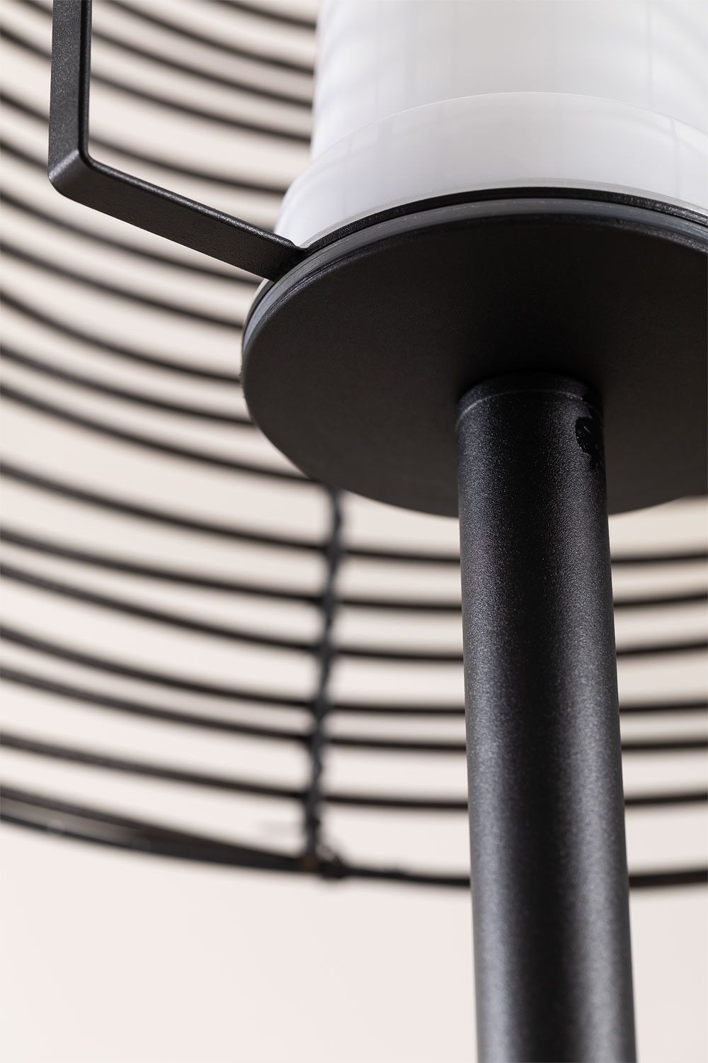 Lampada da terra per esterni effetto legno Bissel