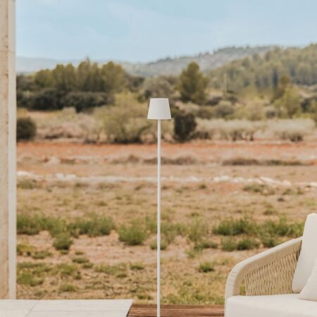 Lampada da terra per esterni LED senza fili Isona
