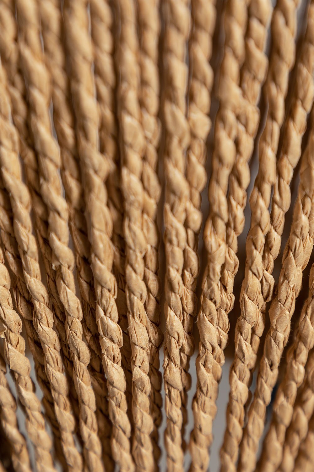 Lampada da soffitto in carta intrecciata Megan