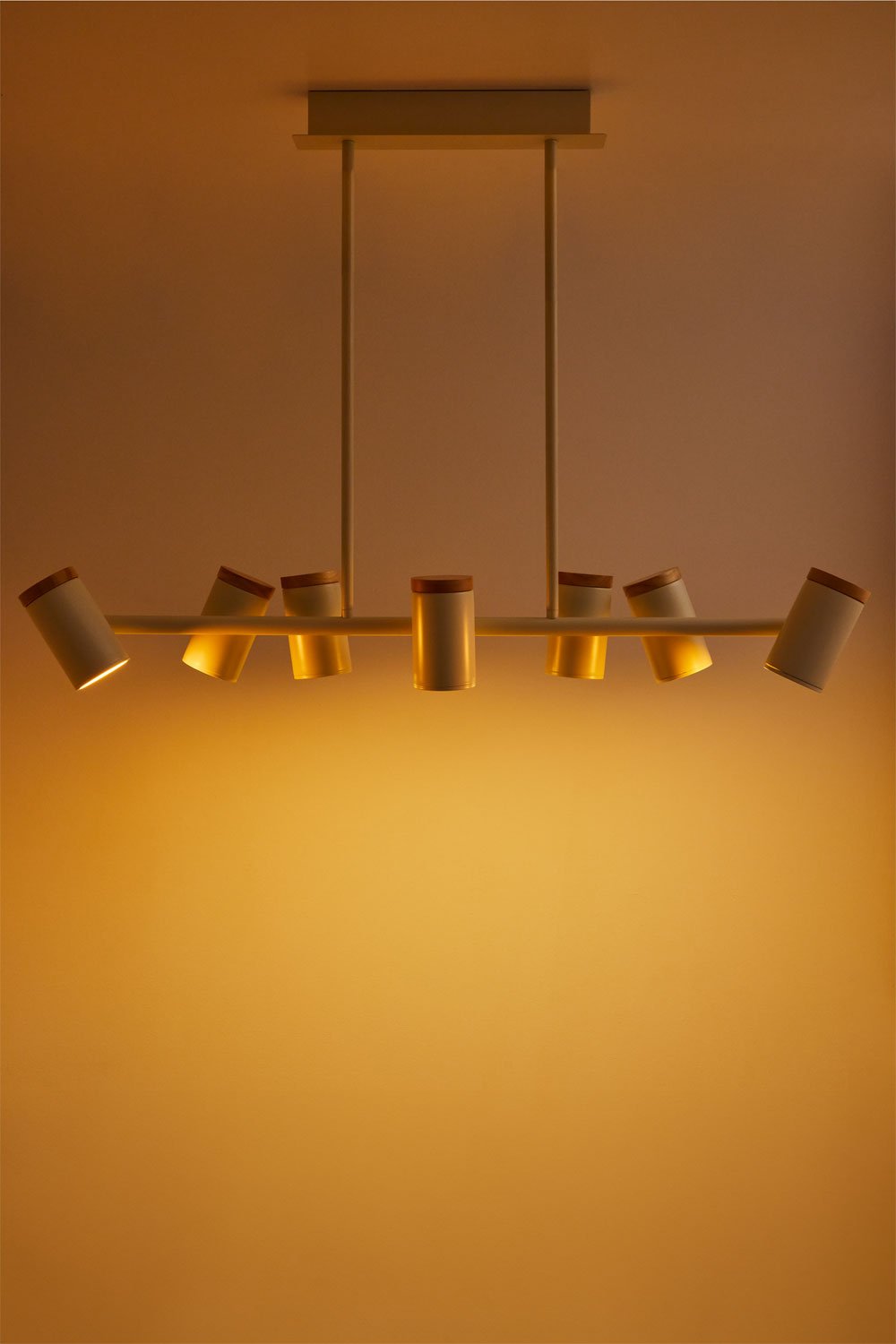 Lampadario con 7 punti luce Amaranto