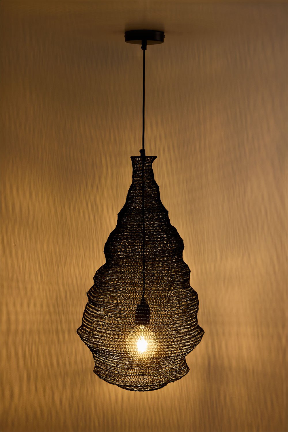 Lampadario Ø40 cm in ferro Beneida
