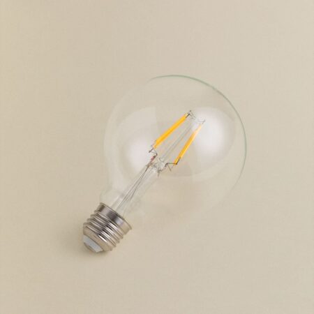 Lampadina a filamento LED E27 G95 10W