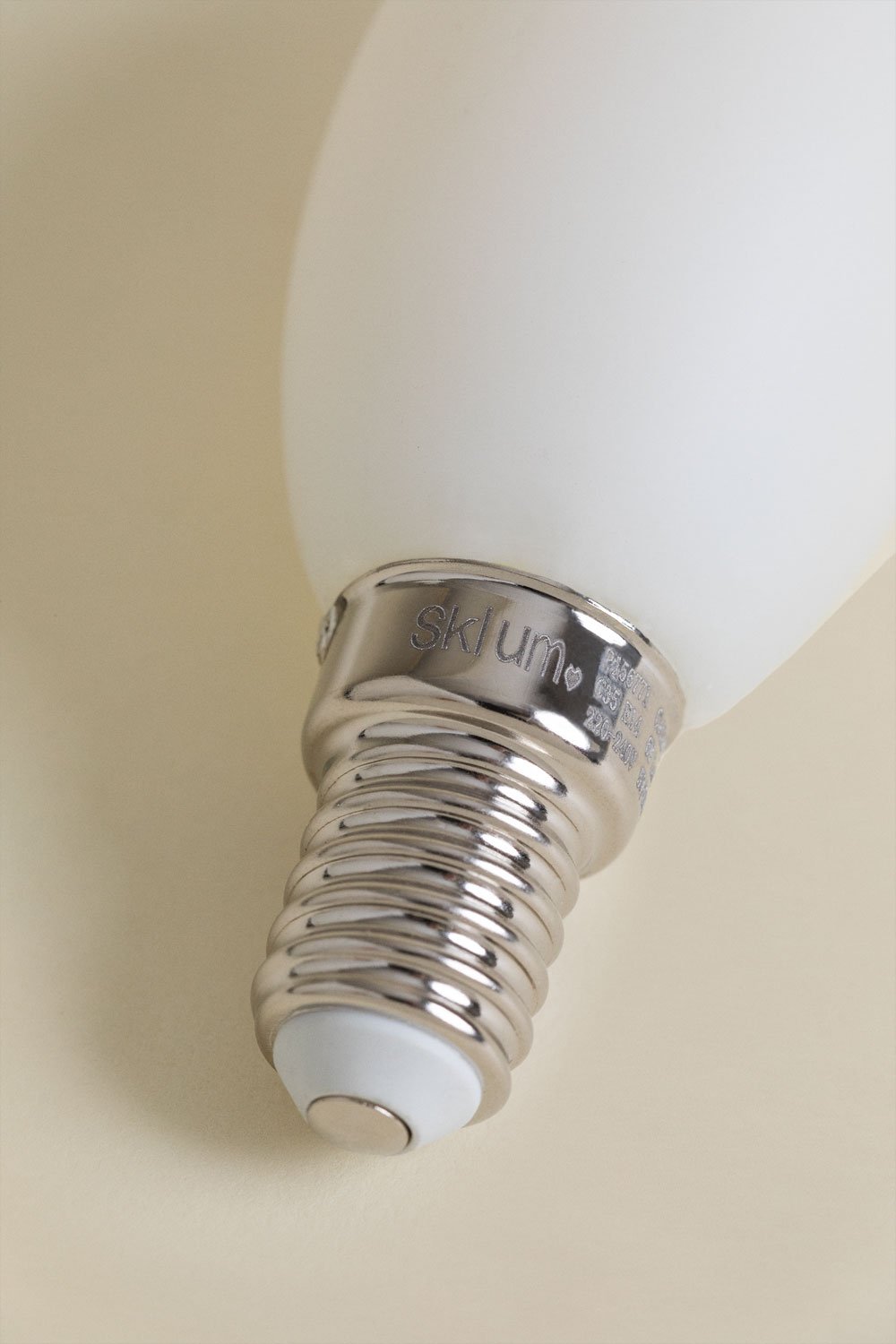 Bombilla LED E14 C35 6W Opale