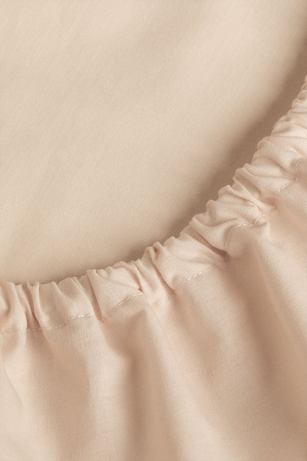 Lenzuolo con angoli in cotone percalle 180 fili per letto Agassi da 90 cm