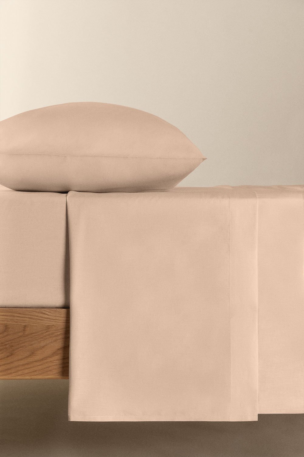 Lenzuolo sopra in cotone percalle 180 fili per letto 90 cm Agassi