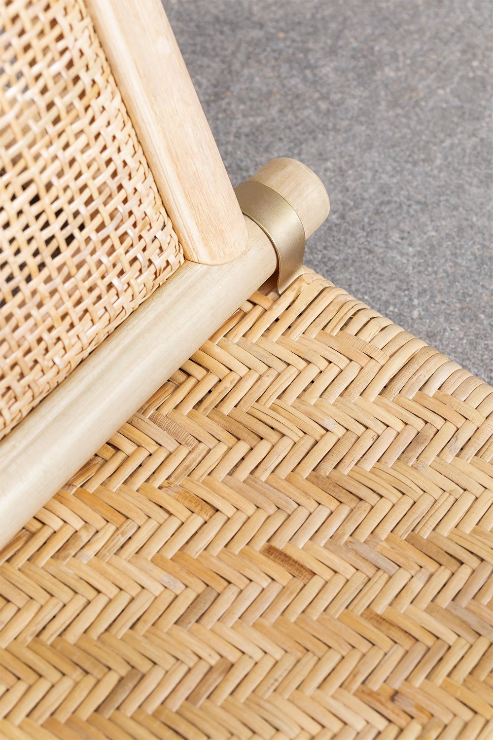 Lettino in rattan Ciara