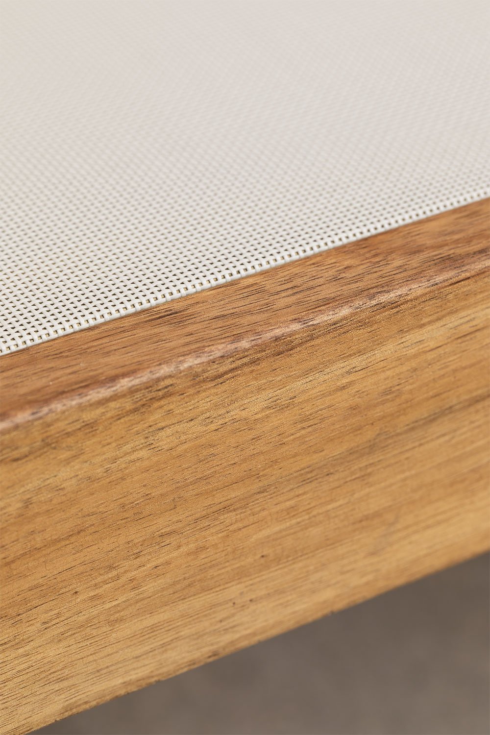 Lettino prendisole reclinabile in legno Valerys