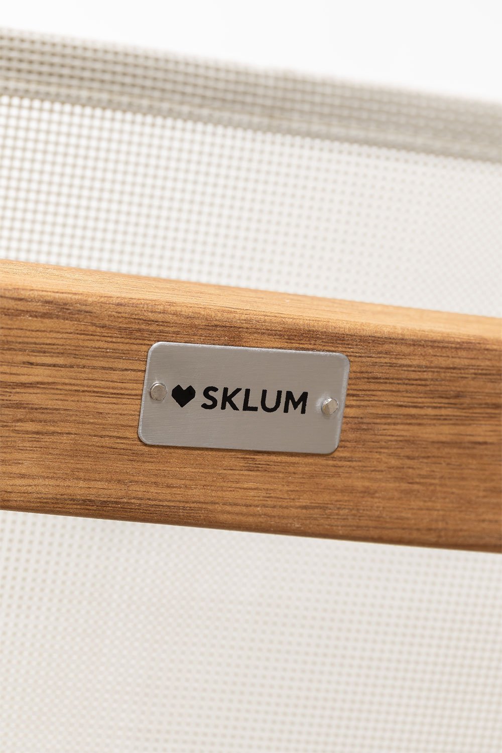 Lettino prendisole reclinabile in legno Valerys